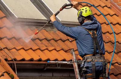 Démoussage et hydrofuge de toiture à Nay